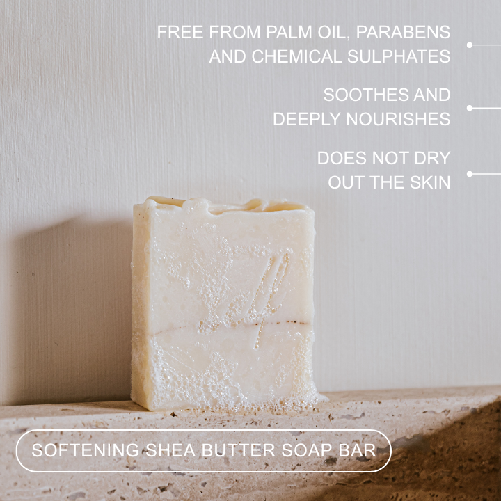 SOFTENING SHEA BUTTER SOAP BAR