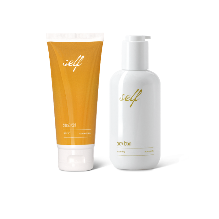 SUNNY SKIN SET - Sunscreen & body lotion
